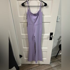 NWT Wilfred free Divinity Kick Flare Jumpsuit size small in LAVANDIN